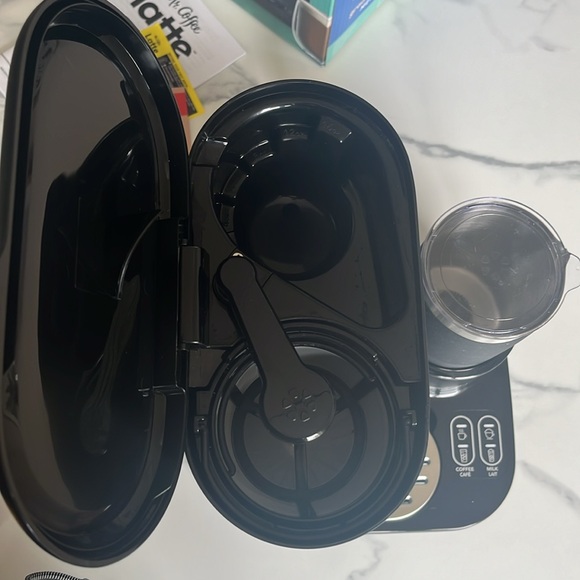 Mr. Coffee 4-in-1 Single-Serve Latte, Iced, and Hot Coffee Maker - Picture 7 of 8